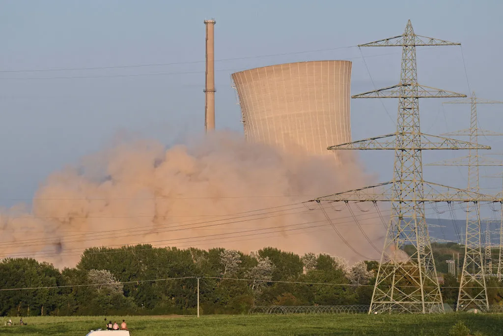 The&nbsp;2024 demolition of the Graferheinfeld nuclear power plant.