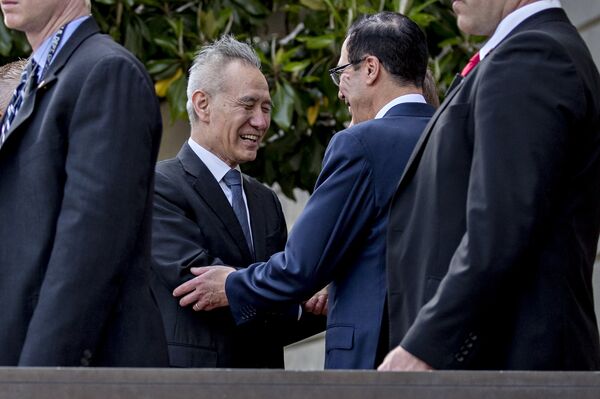 Vice Premier Liu He Leads Chinese Trade Delegation In Washington