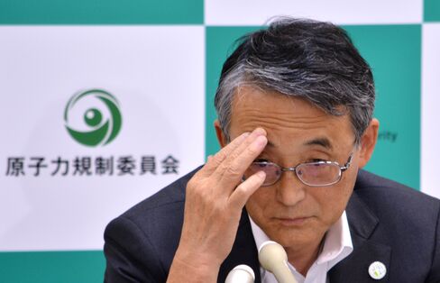 Japan’s Nuclear Regulation Authority Chairman Shunichi Tanaka