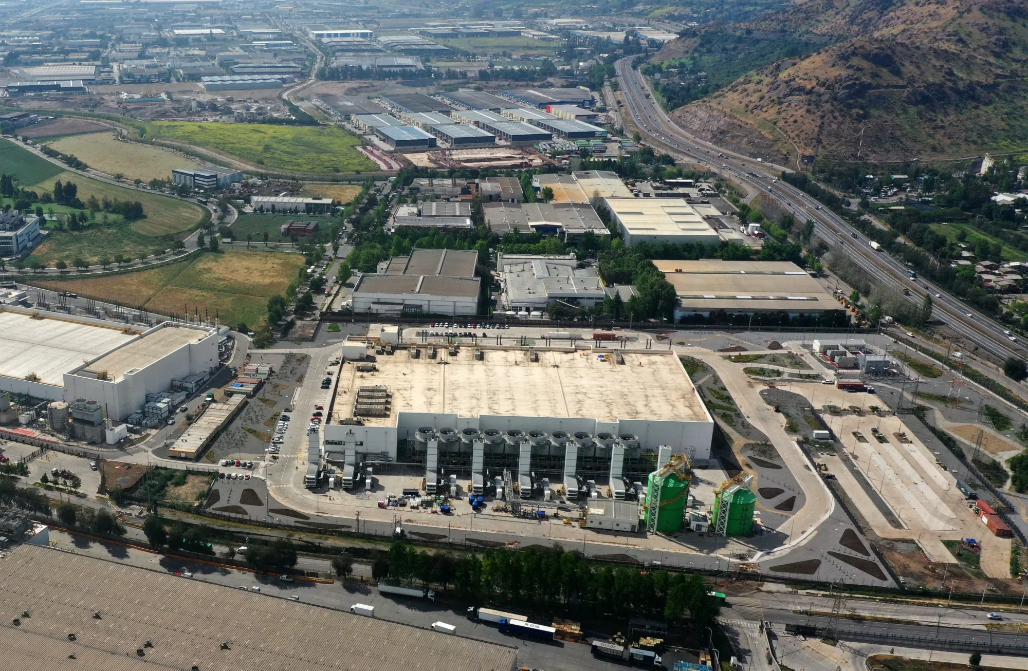 A data center in Santiago.