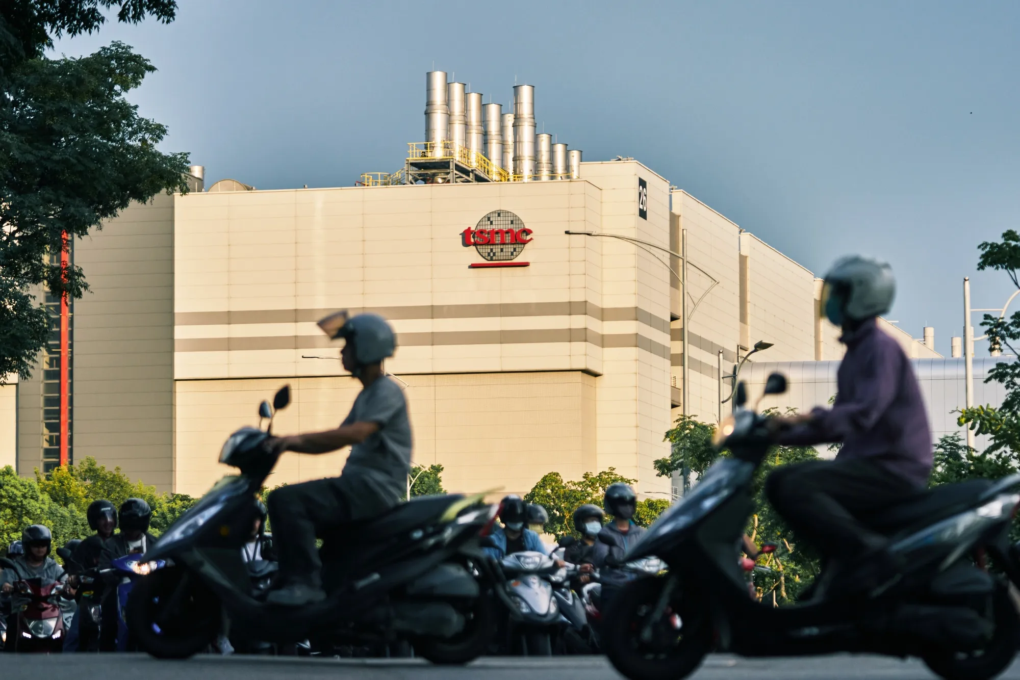 The TSMC campus in Hsinchu, Taiwan.