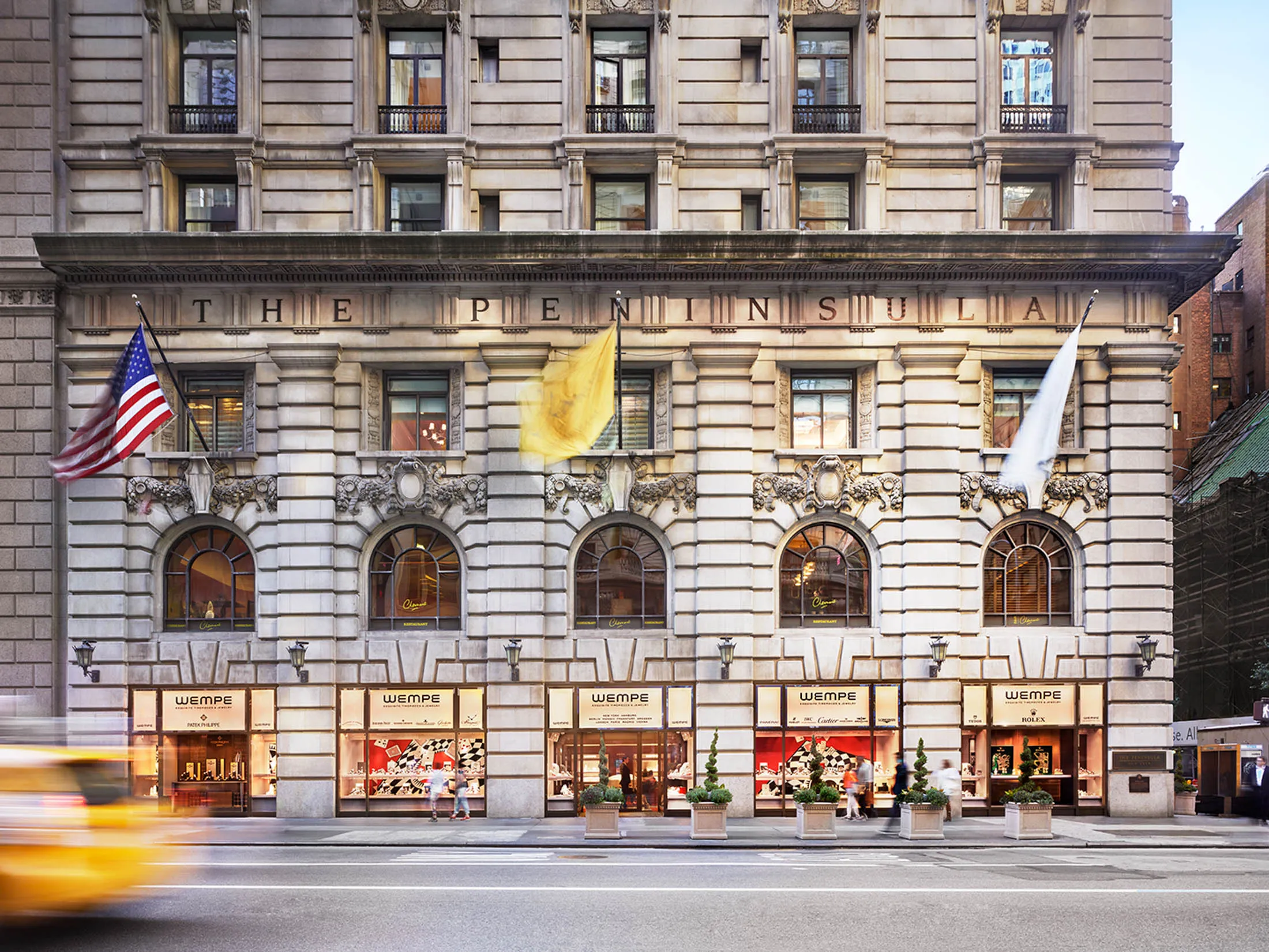 Wempe’s New York location at the corner of Fifth Avenue and West 55th Street.