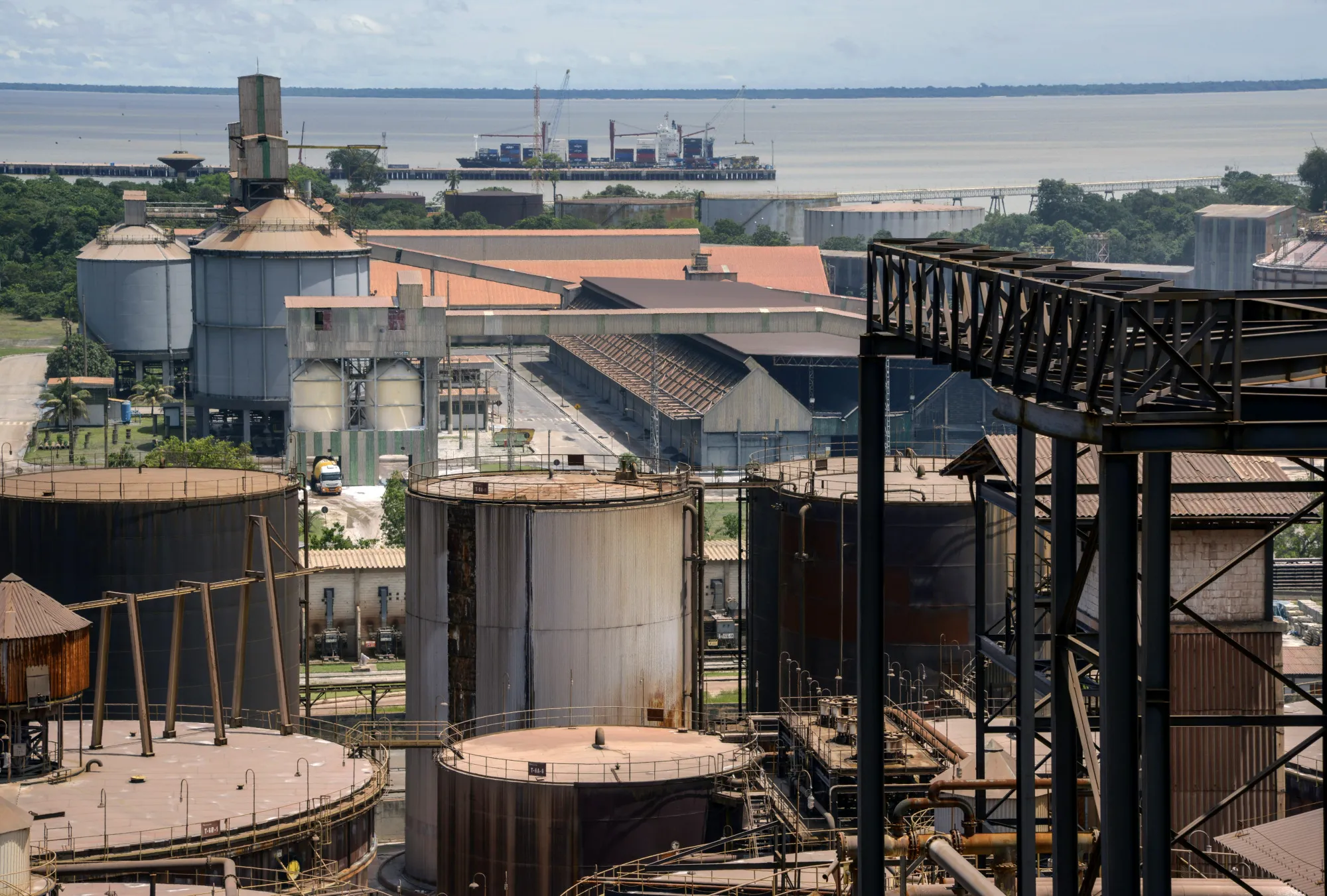 Norsk Hydro’s Alumina do Norte do Brasil SA refinery in Barcarena, Brazil.