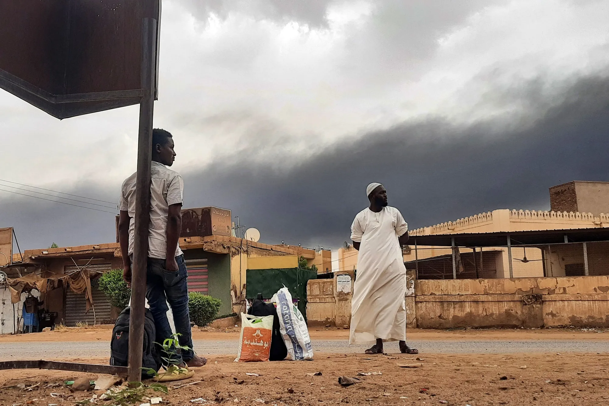 Smoke from fighting in Khartoum in June, 2023.&nbsp;