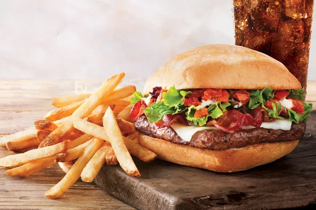 Ciabatta Bacon Cheeseburger