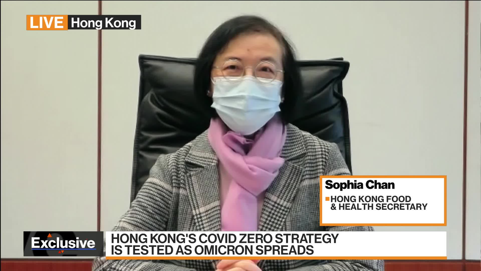 Watch Hong Kong Is Reviewing Quarantine Periods, Health Secretary Says -  Bloomberg