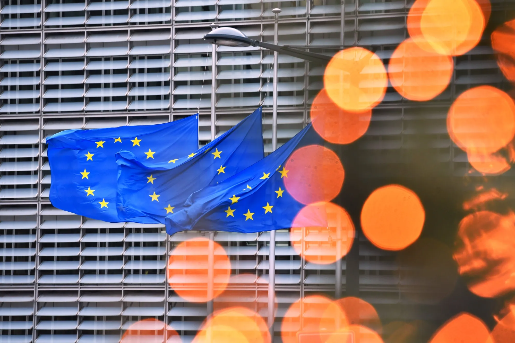 European Union Headquarters During Final Brexit Negotiations 