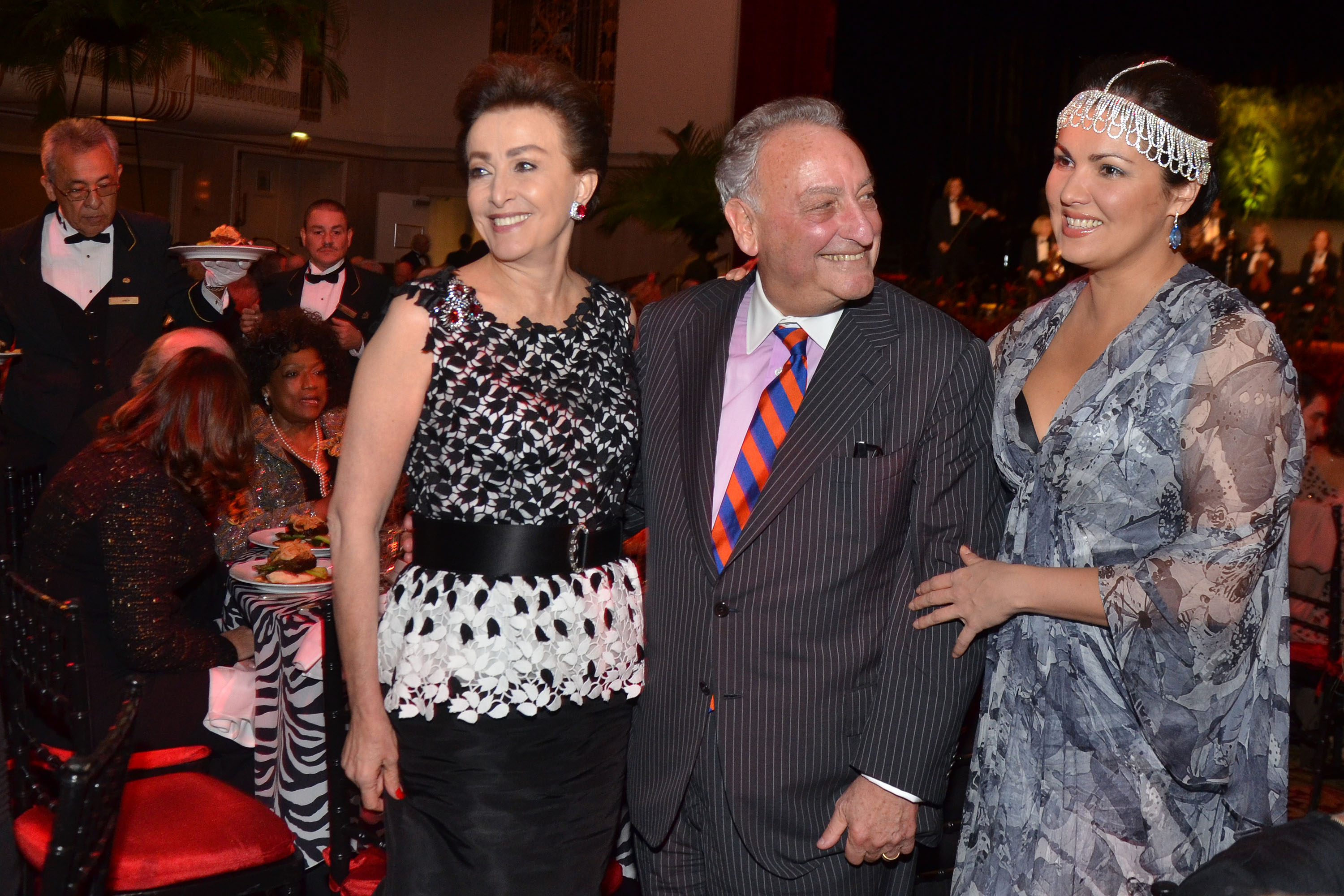 Mercedes Bass, acting chairman of Carnegie Hall, with Sandy Weill, a former chairman, and soprano Anna Netrebko.
