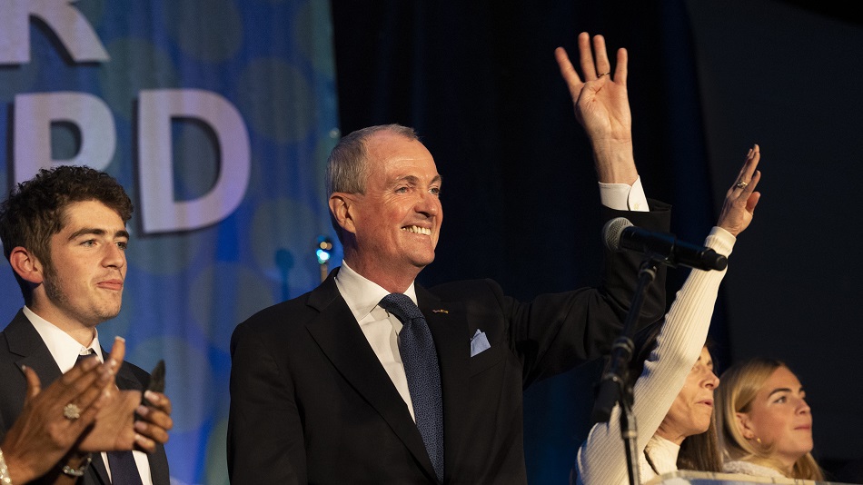 Democratic New Jersey Governor Phil Murphy narrowly wins re