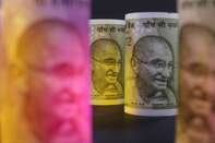 Indian Rupee Banknotes Ahead of Budget Announcement