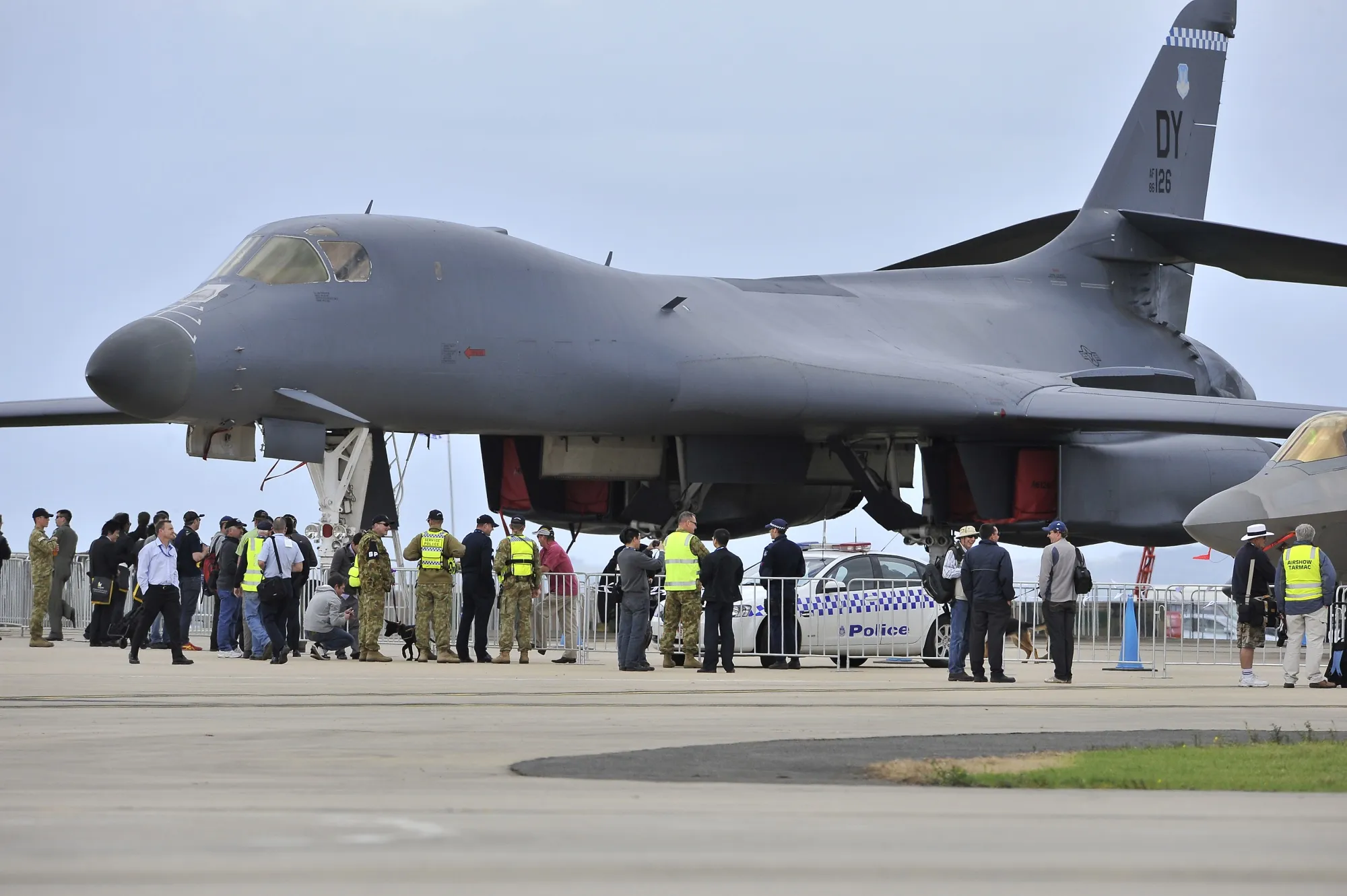 A&nbsp;US Air Force B-1 bomber was among the assets that dropped their payload on targets in Iraq and Syria,&nbsp;
