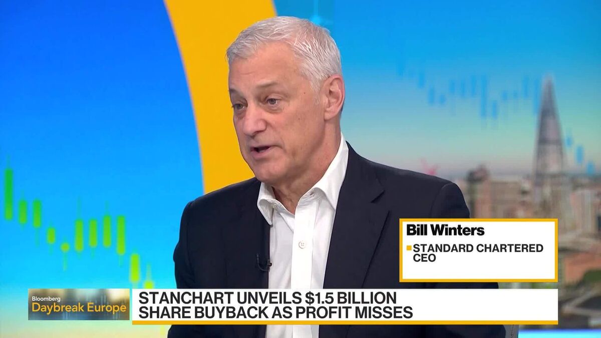 StanChart CEO Winters Says Bank 'Not Missing a Beat' After CFO Exit