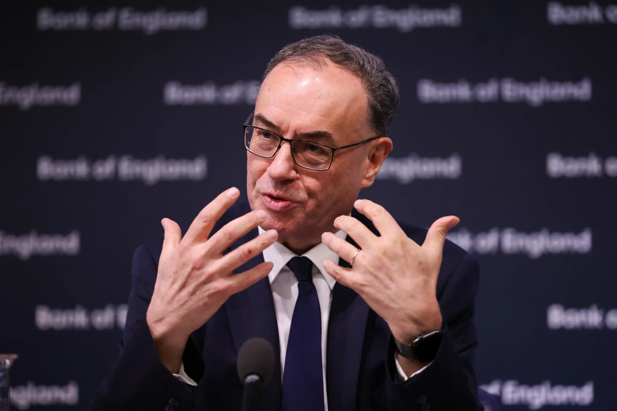 Andrew Bailey, governor of the Bank of England, may end up with the deciding vote on whether to ease by half a point on Thursday.
