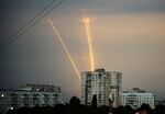 Rockets&nbsp;in Kharkiv, Ukraine, on Aug. 15.