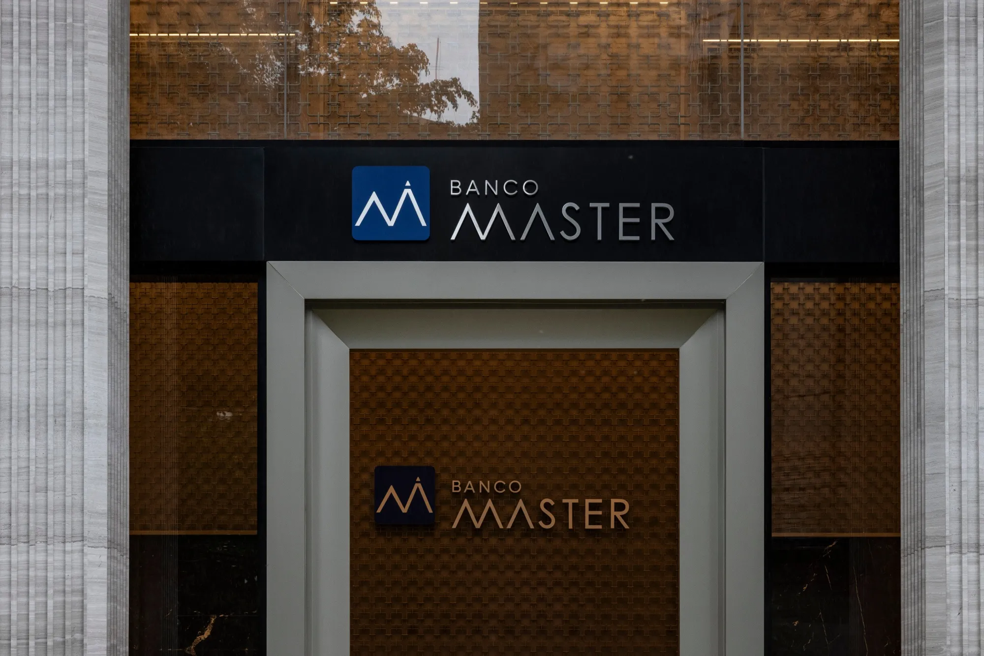 The Banco Master headquarters in Sao Paulo, Brazil.