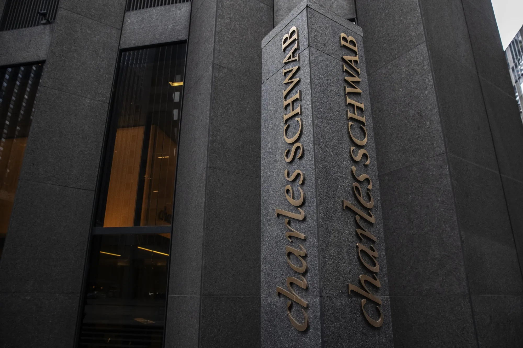 A Charles Schwab location in New York.