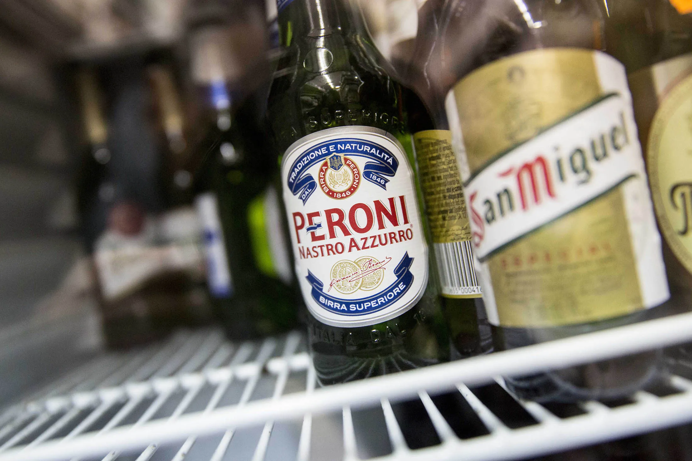 AB InBev And SABMiller Beers On Display
