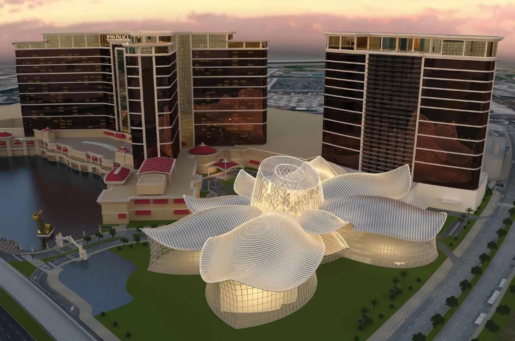 The Crystal Pavilion complex