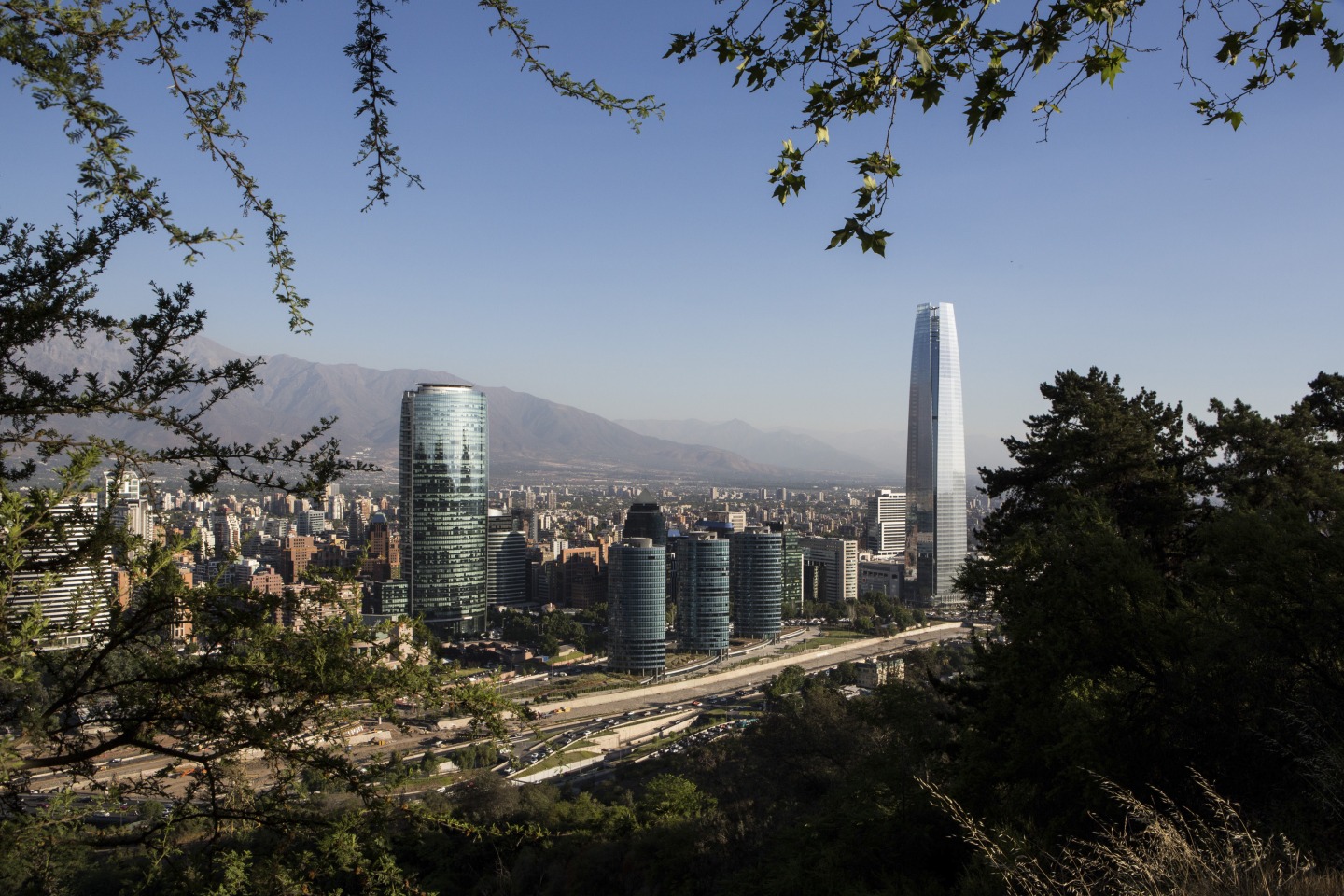 Views Of Chile's Capitol City As Government Forecasts Economic Recovery