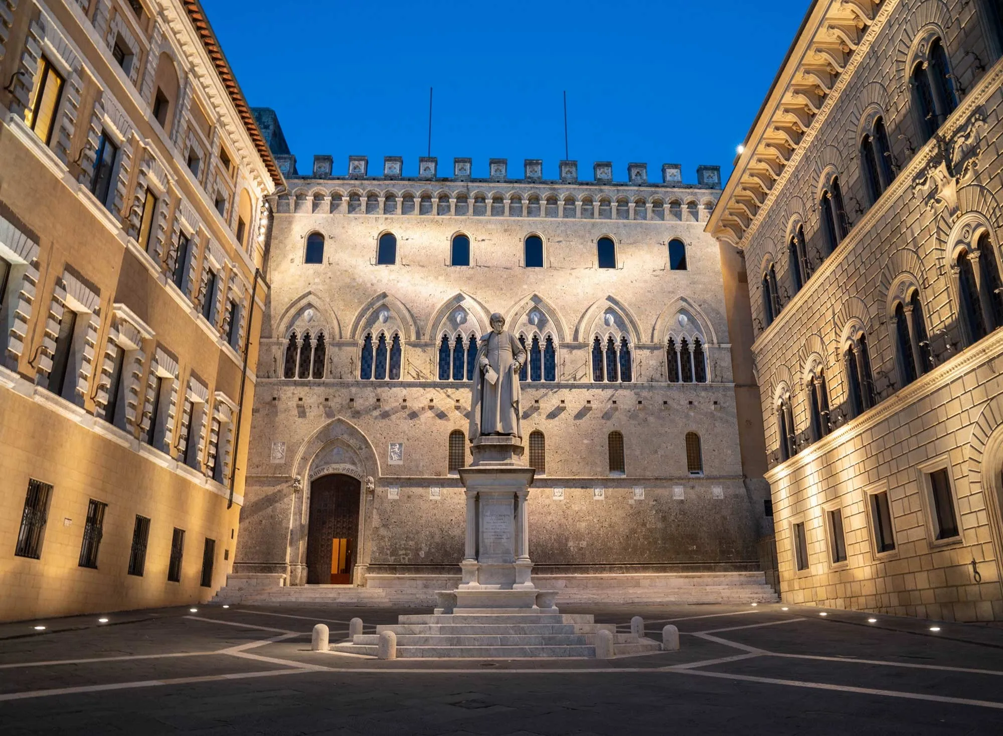 Monte Paschi’s&nbsp;headquarters in Siena, Italy.