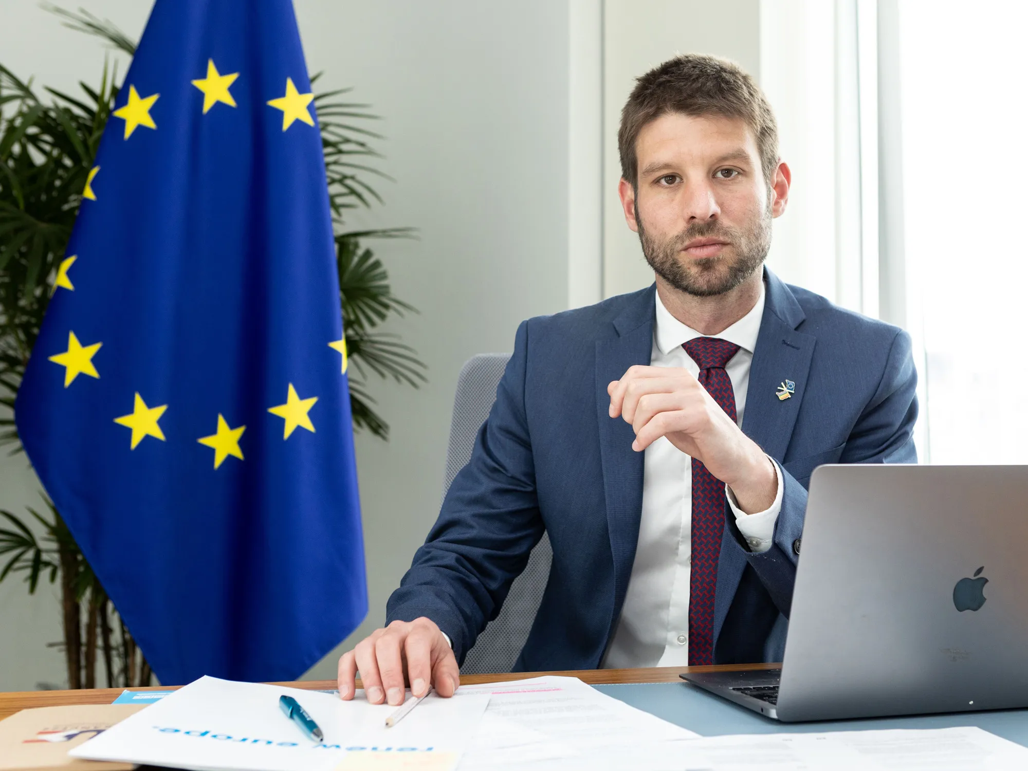 Progressive Slovakia leader Michal Simecka