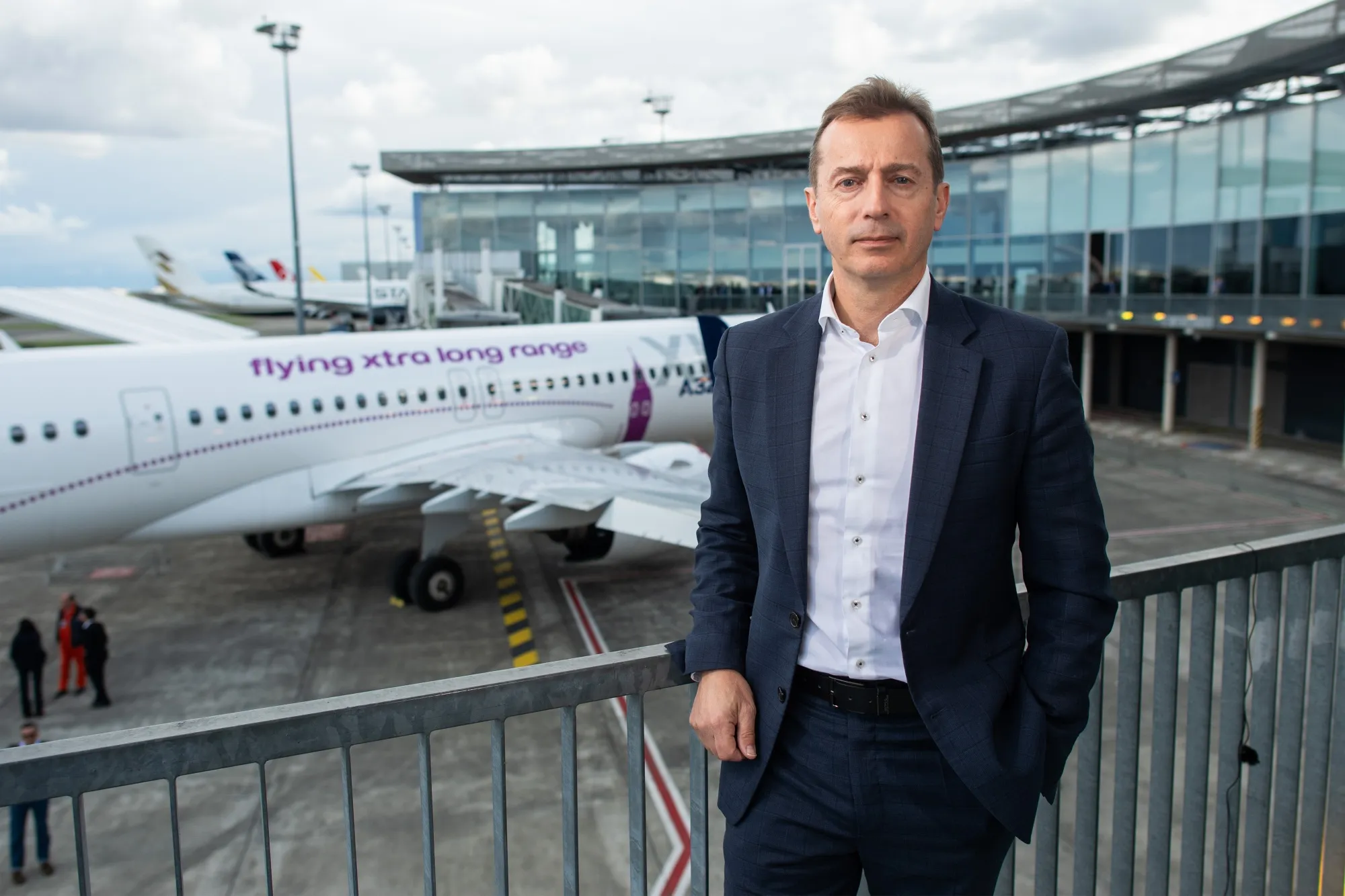 Guillaume Faury following a Bloomberg Television interview at the Airbus Summit 2025 in Toulouse, France, on Monday.