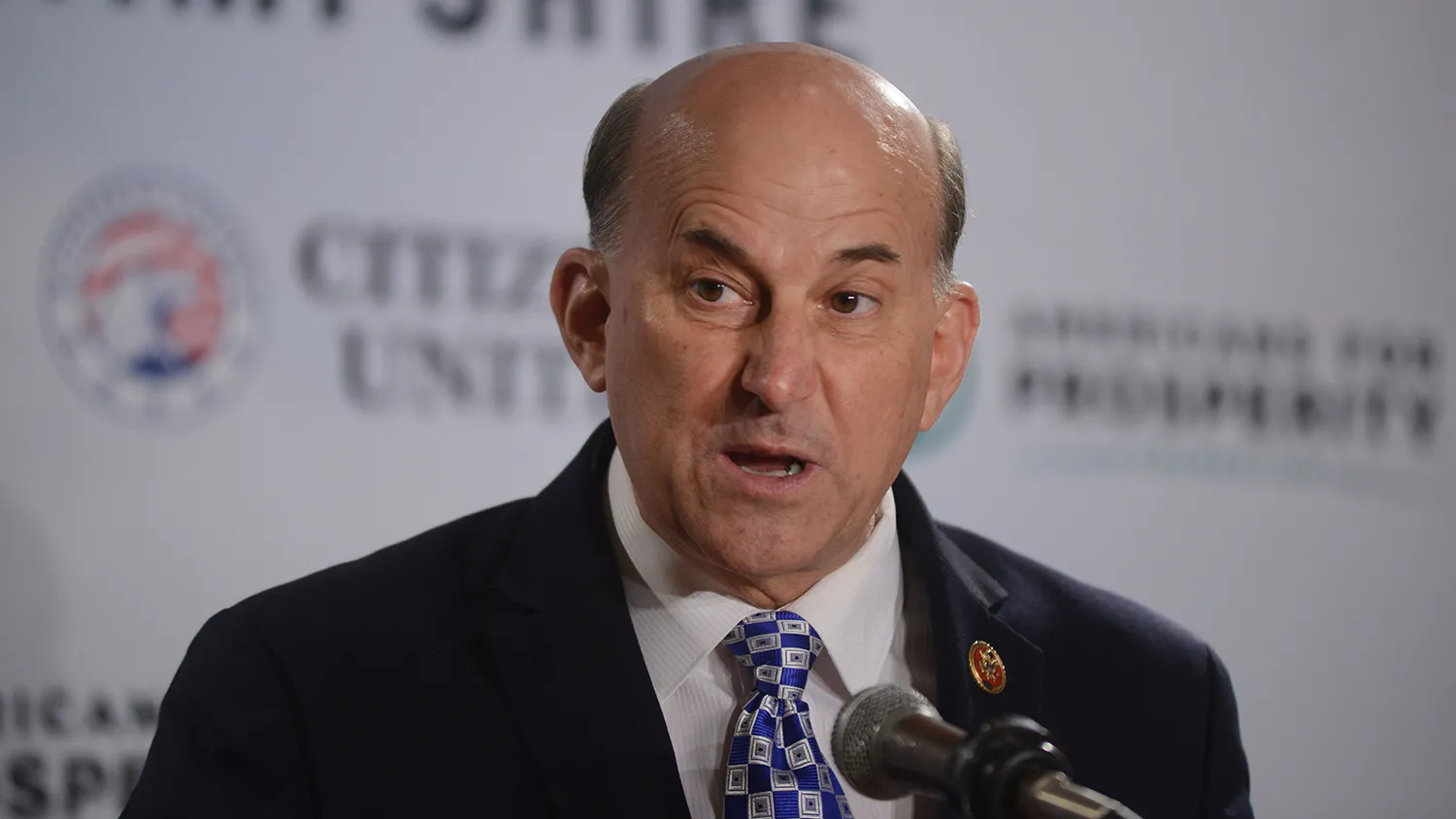 Representative Louie Gohmert (R-TX) speaks at the Freedom Summit at The Executive Court Banquet Facility April 12, 2014 in Manchester, New Hampshire.

