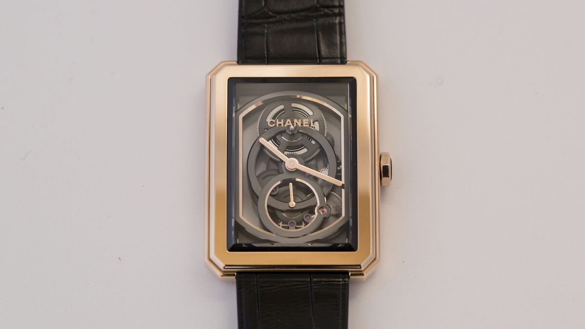 chanel watch automatic gold