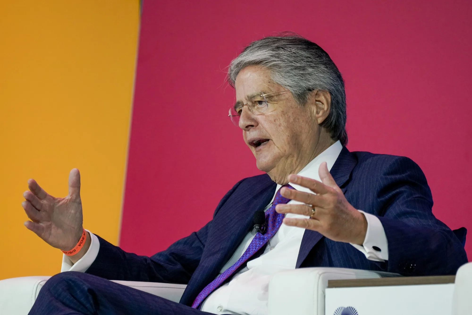 Ecuador's President Guillermo Lasso