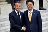 マクロン大統領と安倍首相