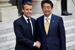 マクロン大統領と安倍首相