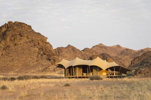 Hoanib Camp, the Wilderness Safaris property that figures in the Vanishing Kings story.