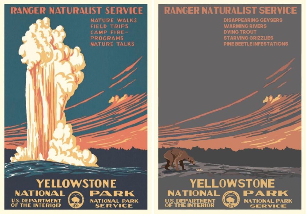 New Wpa Style Posters Show The Ravages Of Climate Change Bloomberg