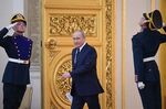 Vladimir Putin at the Kremlin in Moscow.