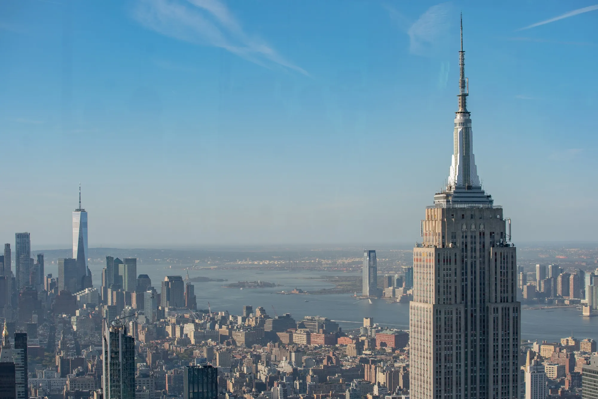 The New York City skyline&nbsp;