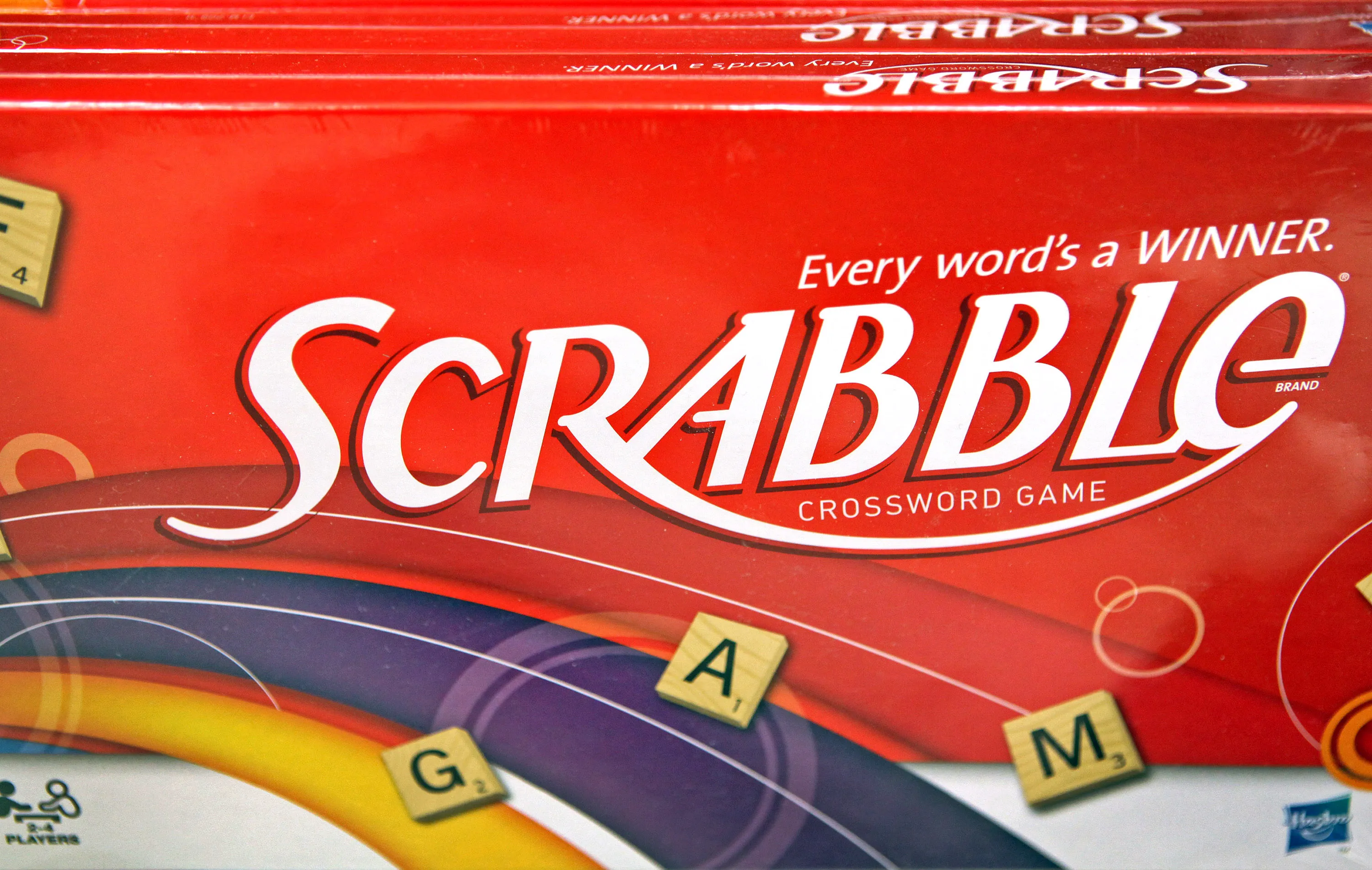 Hasbro's Scrabble game box-cover is seen at the Target store in Rosemont, Illinois, U.S., on Thursday, Oct. 13, 2011.