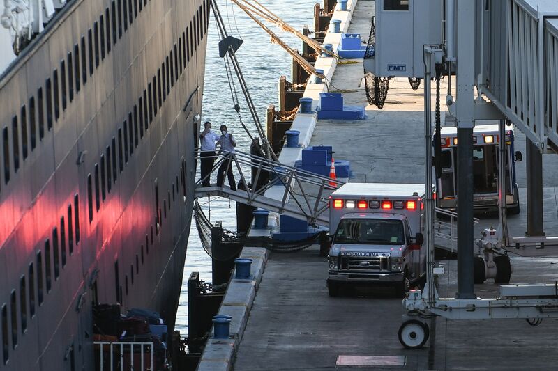 Holland America Cruise Ships Arrives At Port Of Everglades Carrying Sick Passengers 