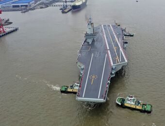 relates to China’s Biggest Carrier Starts Sea Trial in Show of Power