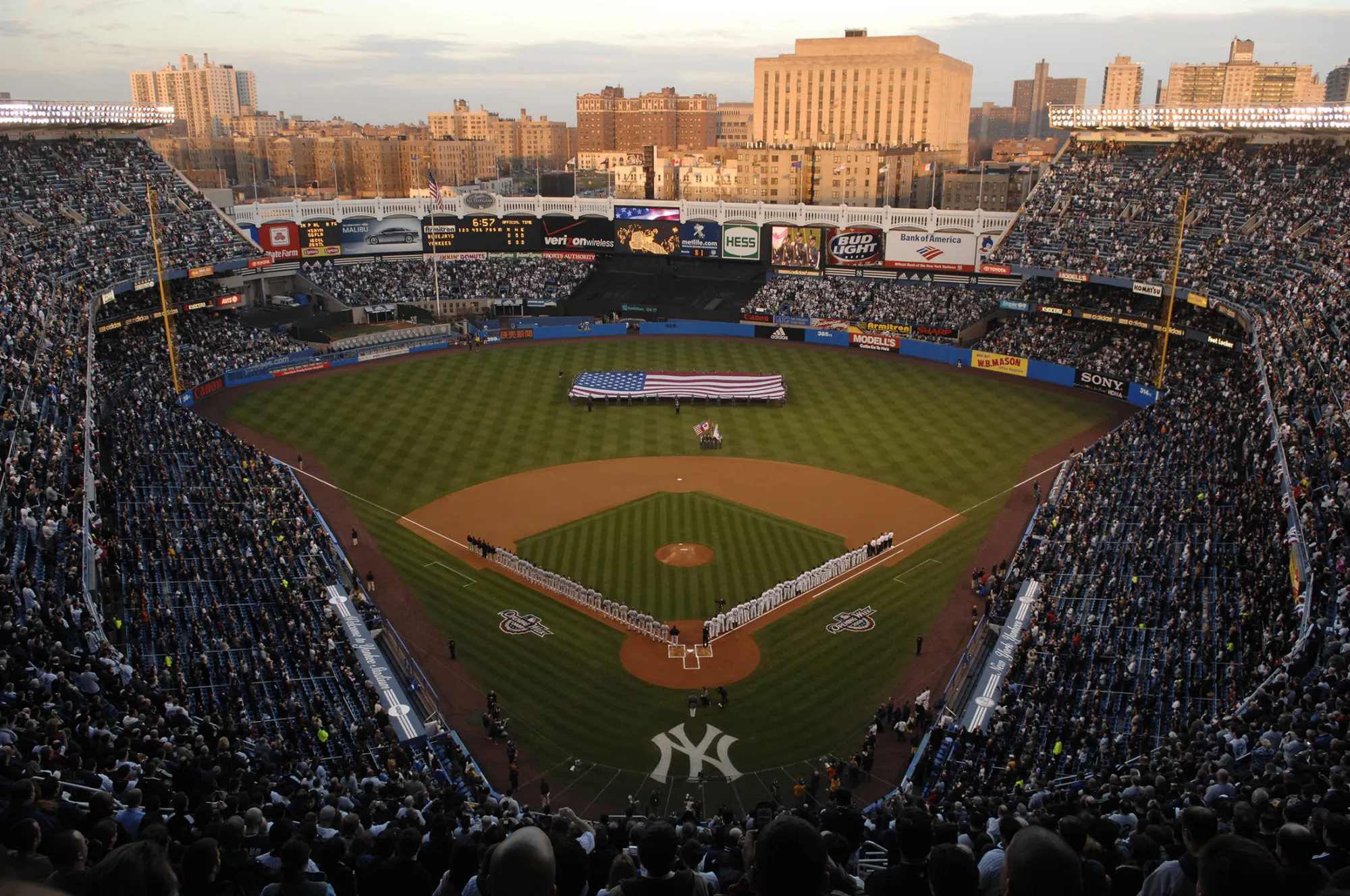 Yankee Stadium on April 1, 2008.
