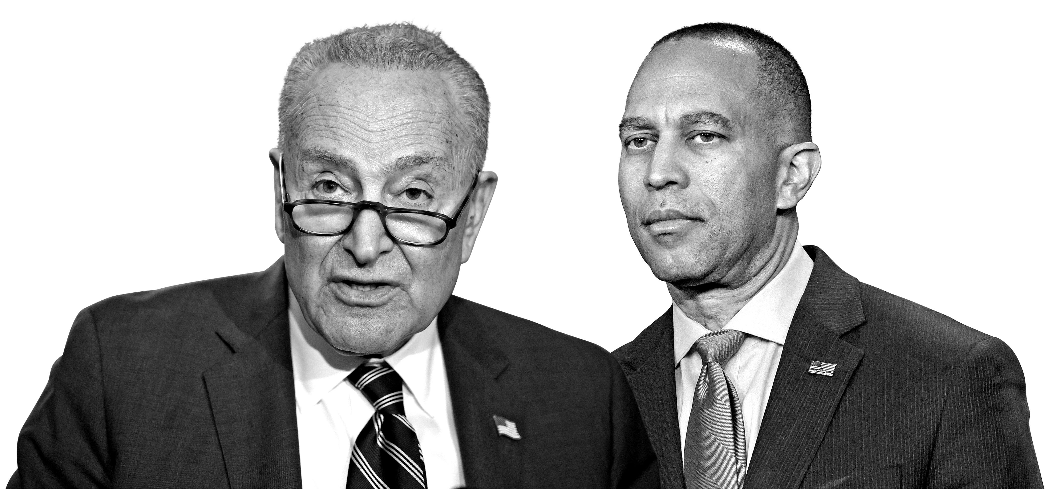 Chuck Schumer and Hakeem Jeffries