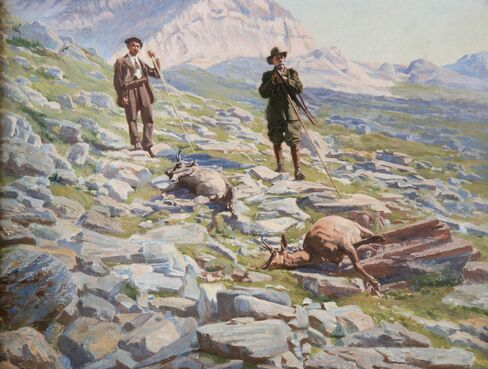 Prince Albert in the Pyranees by Louis Tinayre, 1919.