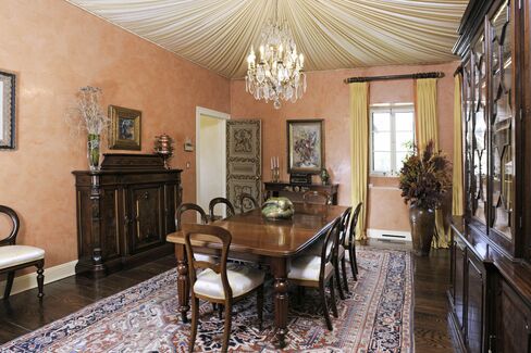 The dining room.