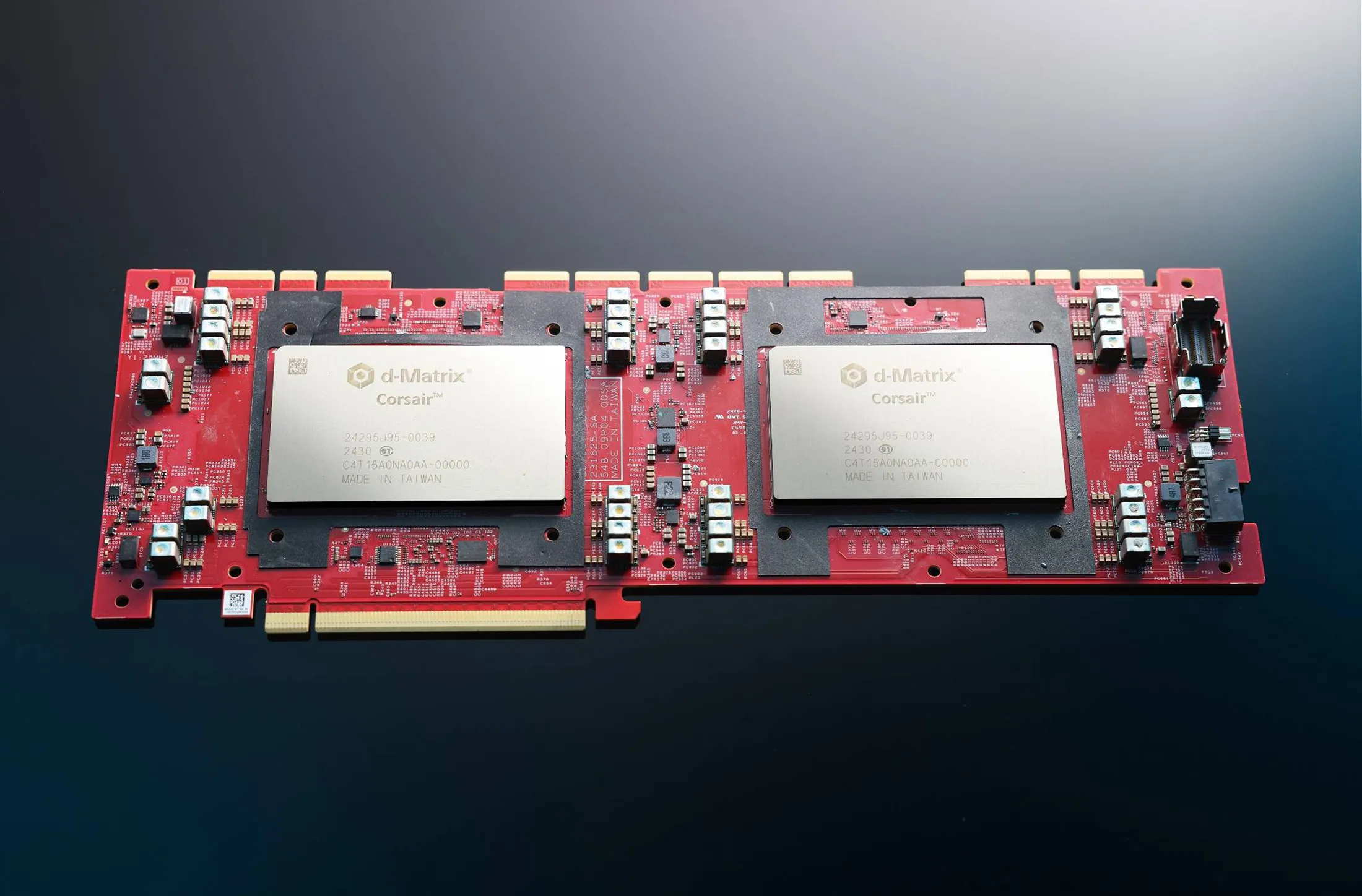 The&nbsp;d-Matrix Corsair AI accelerator.