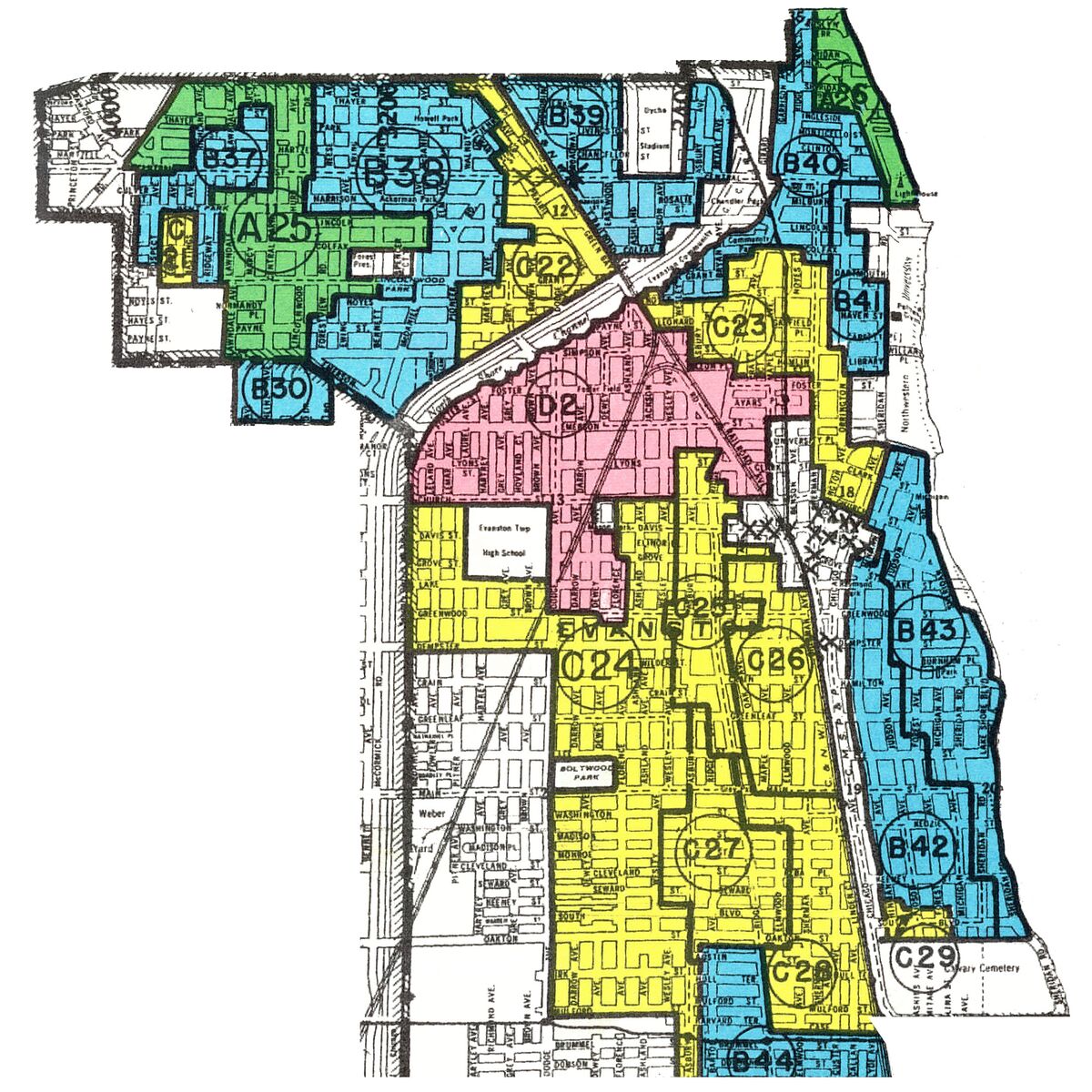 Map Of Evanston Il Reparations For Black Residents In Chicago? Evanston, Illinois's Hard  Reality - Bloomberg