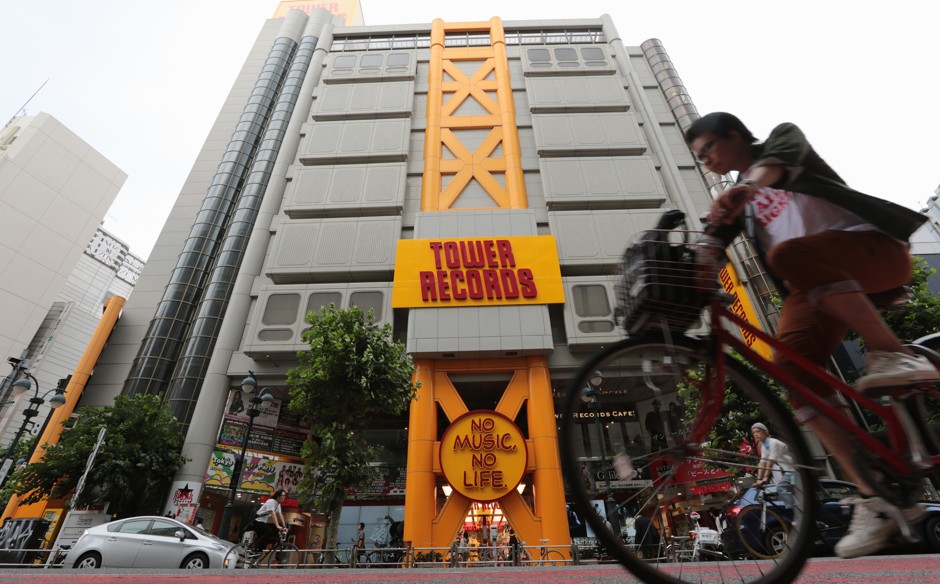 Tower Records vanished from America's malls more than a decade ago. But in Tokyo, the beat goes on.