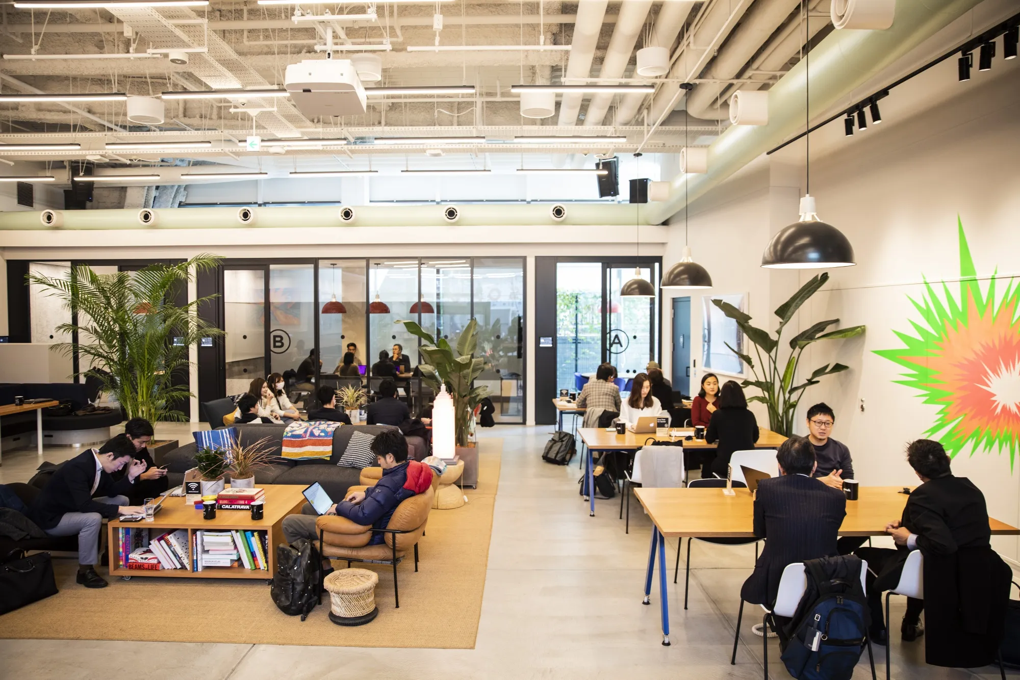 WeWork’s Iceberg co-working space in Tokyo.