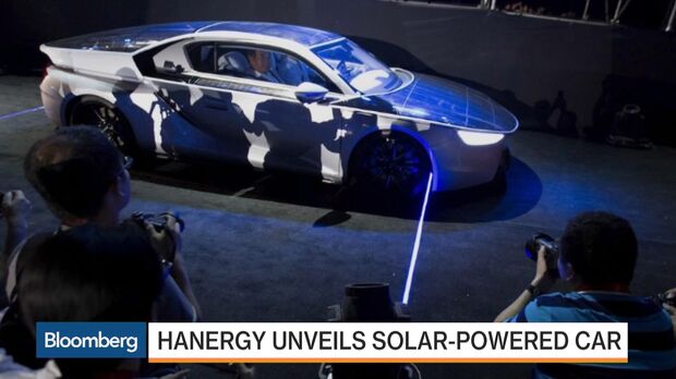 Hanergy deals solar car