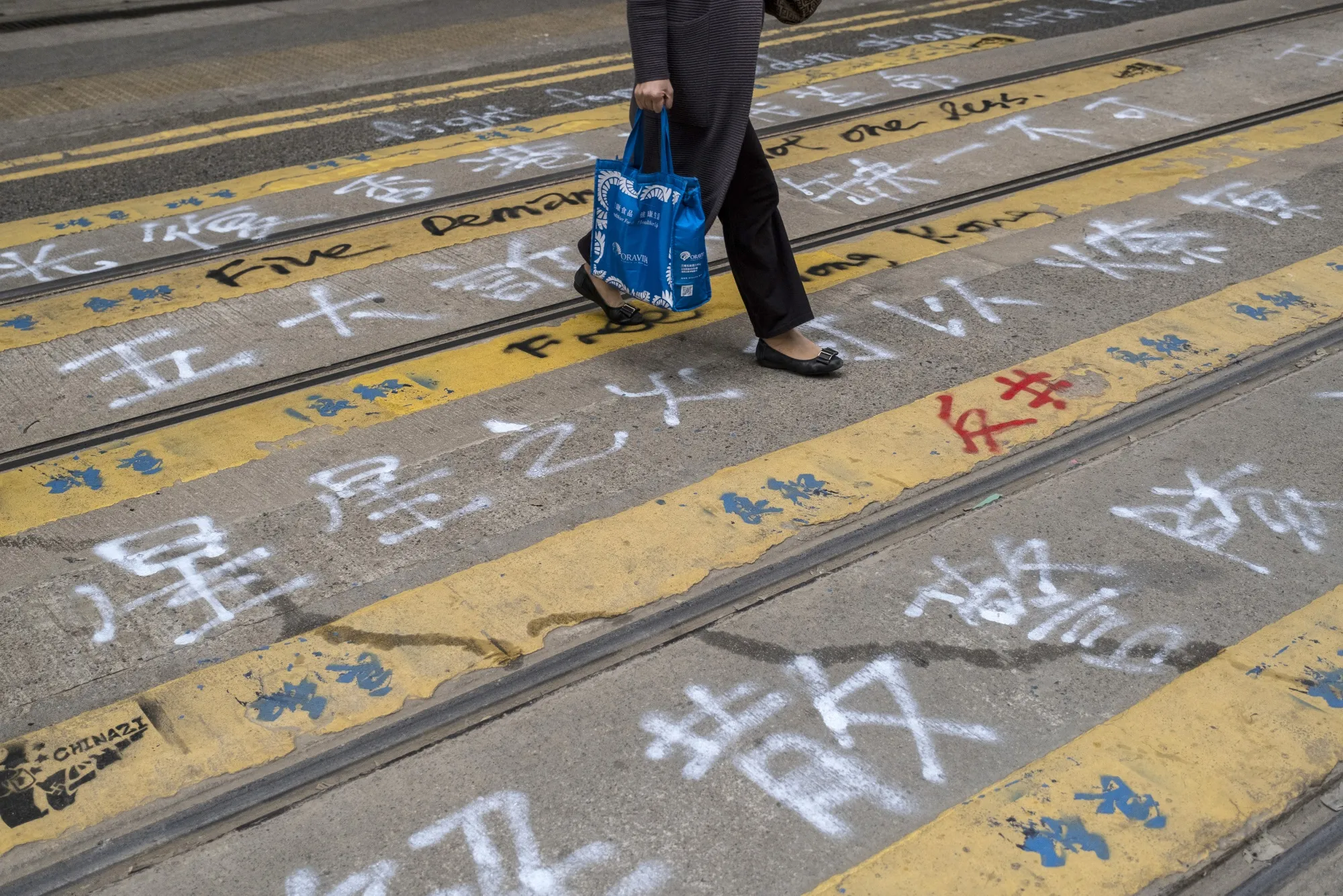 Clean Up After The Biggest Hong Kong Protest In Months Signals More Unrest in 2020