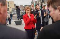 Nicola Sturgeon Celebrates Election Victory With SNP Councillors