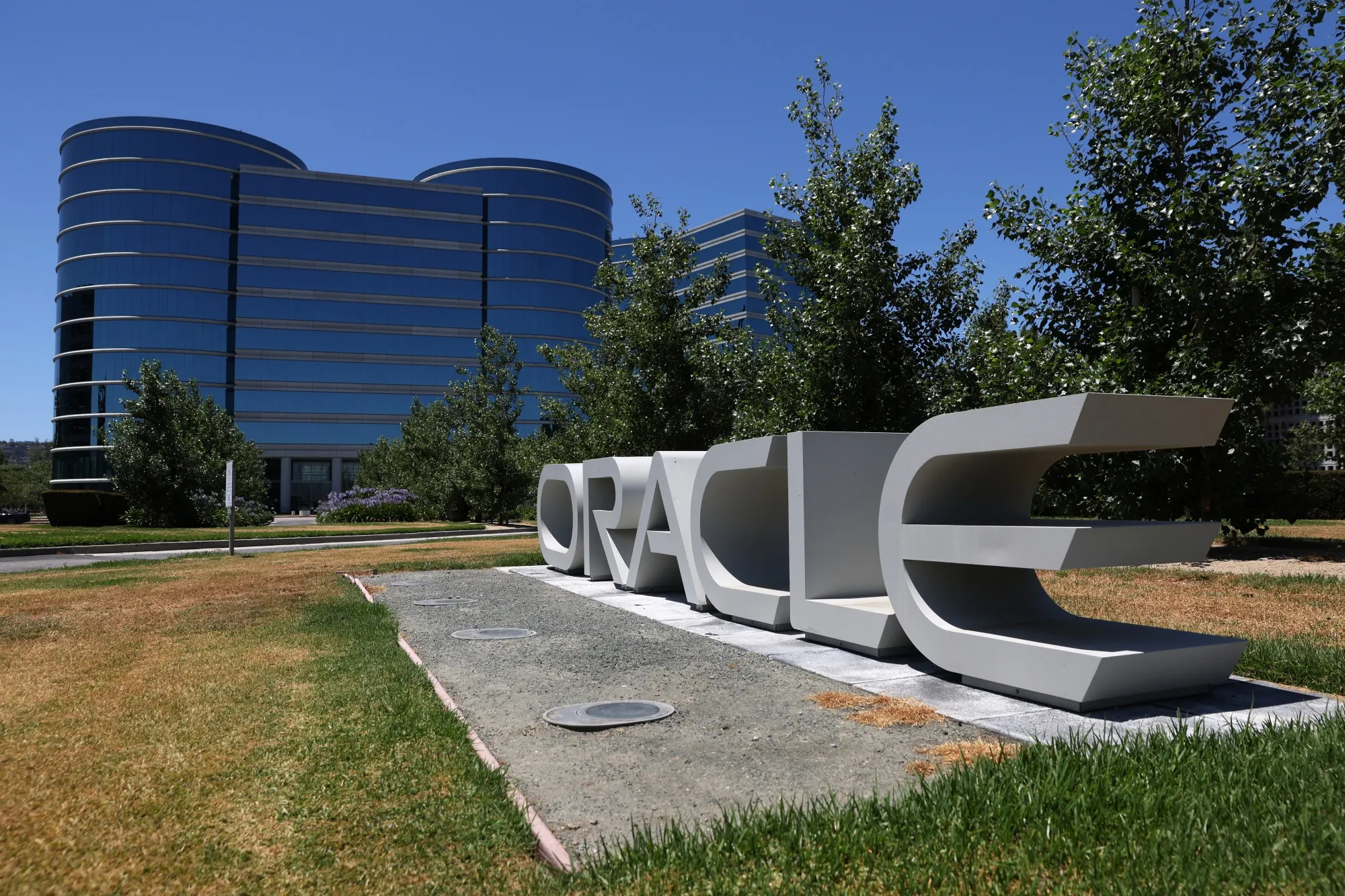Oracle headquarters&nbsp;in Redwood Shores, California.